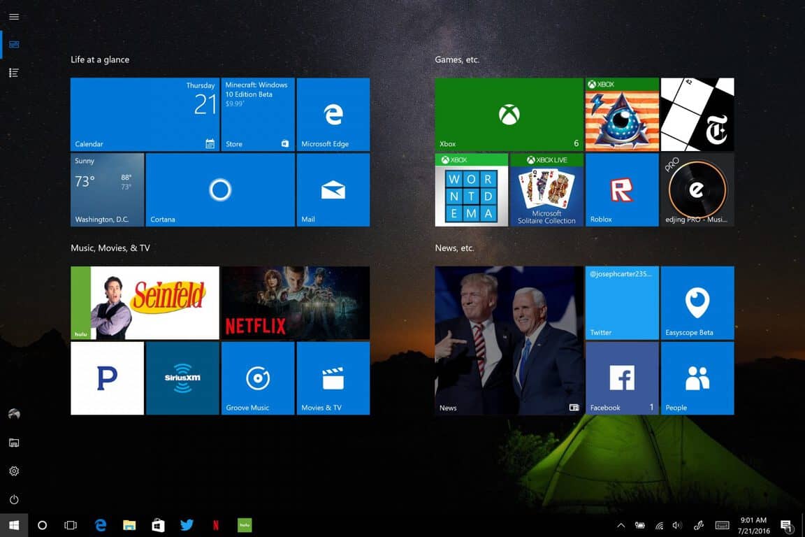 Start-menu-full-screen Windows 10 Anniversary Update: What's new with the Start Menu